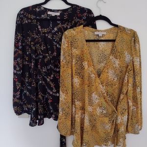 LOFT | Wrap blouse bundle